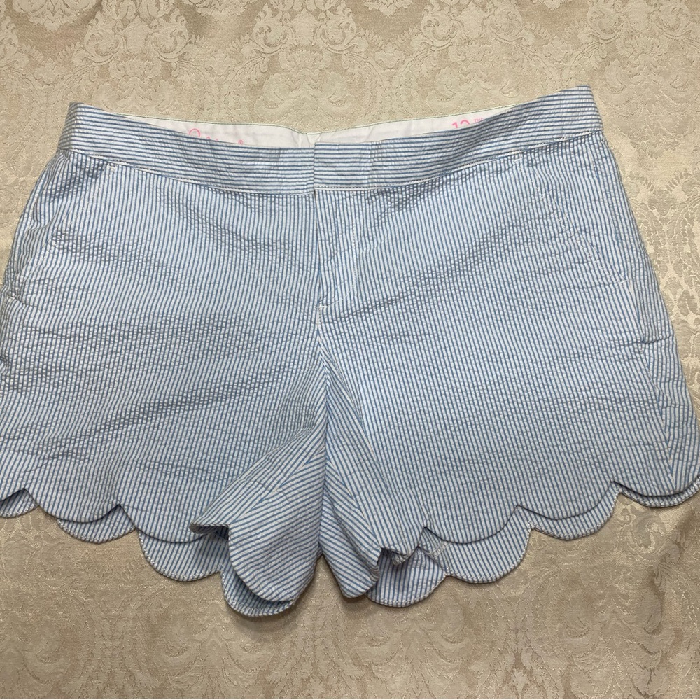 Lilly Pulitzer seersucker shorts